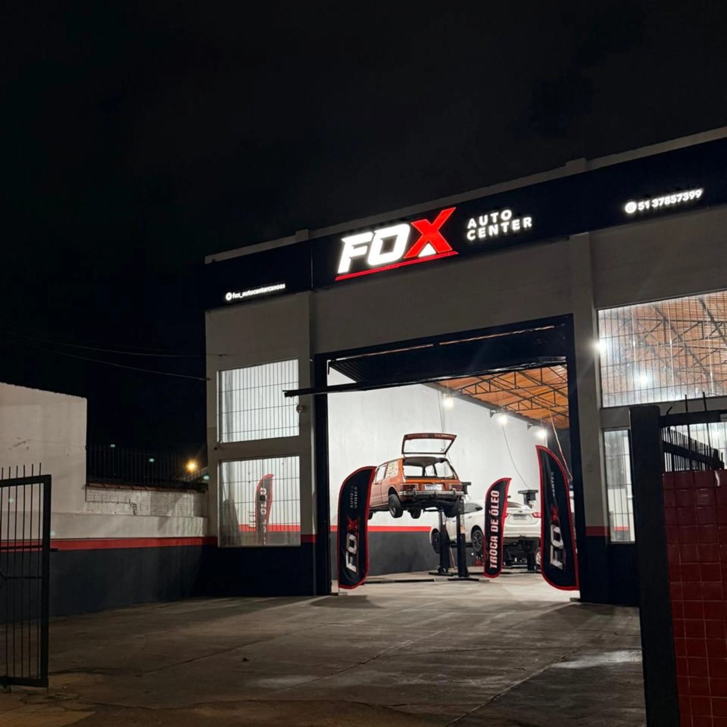 Fachada da Fox Auto Center em Canoas