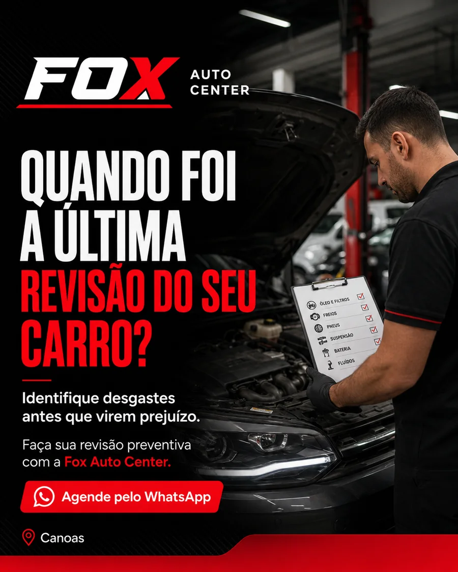 Conteúdo informativo da Fox Auto Center 4